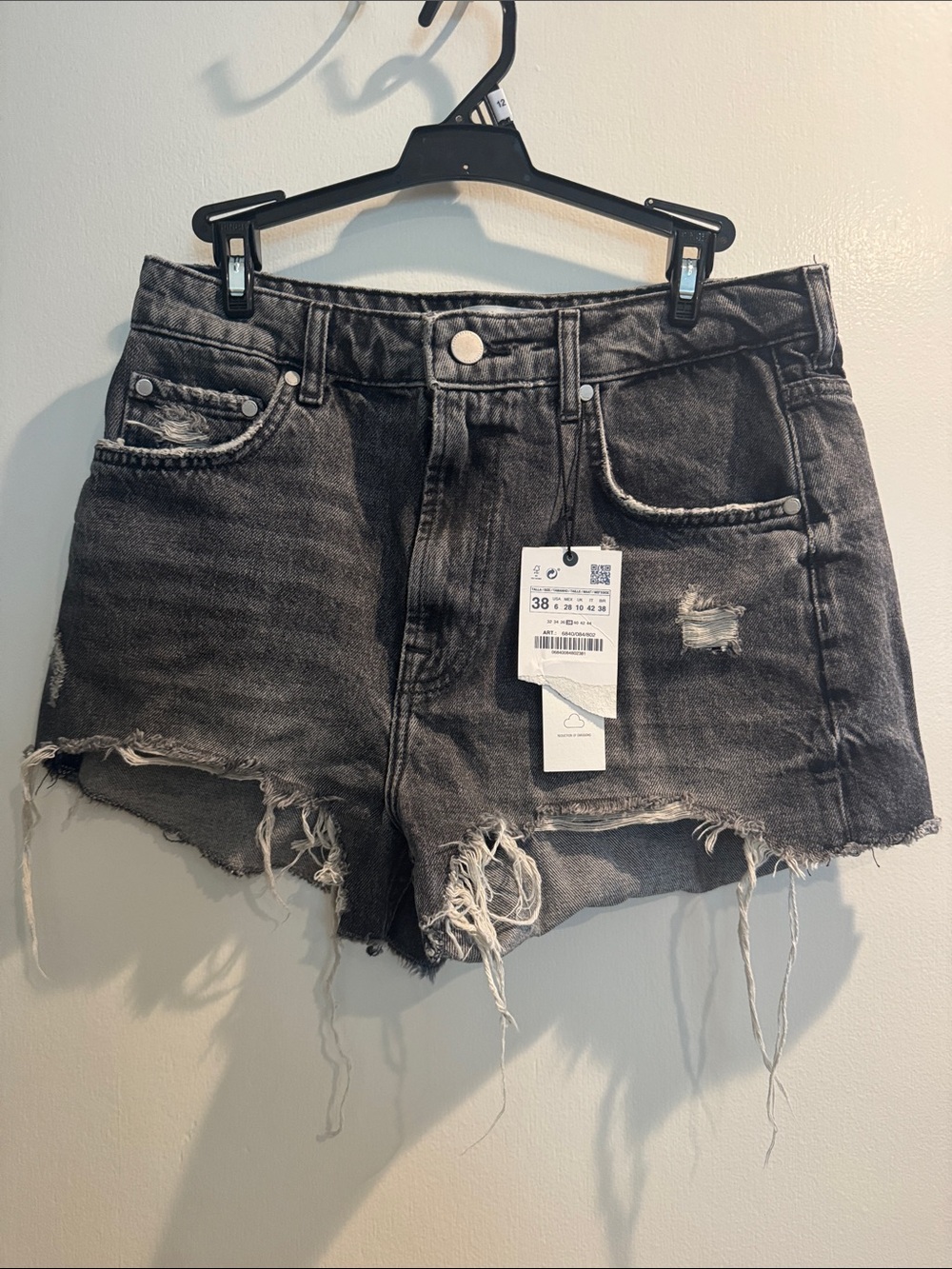 NWT Zara ZW the cut off shorts